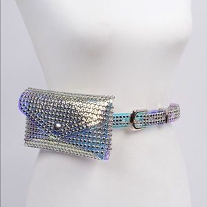 Hey babe studded belt bag